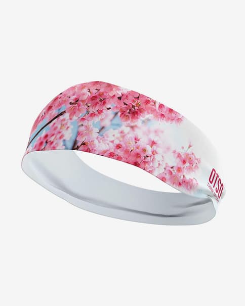 Cinta para la cabeza Otso Almond Blossom 10 cm rosa azul