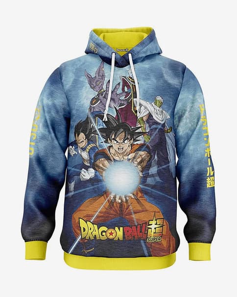 Otso Dragon Ball Super Goku Vegeta Hoodie