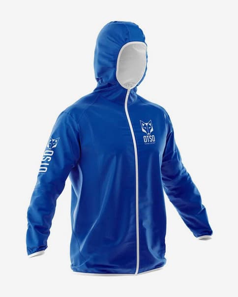 Chaqueta fina Otso Ultra Light azul blanco