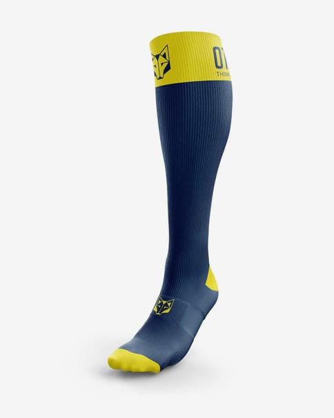 Otso Multisport Recovery Socken marineblau/neongelb