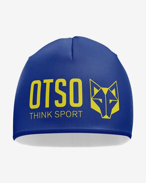 Gorro de natación Otso azul amarillo mostaza