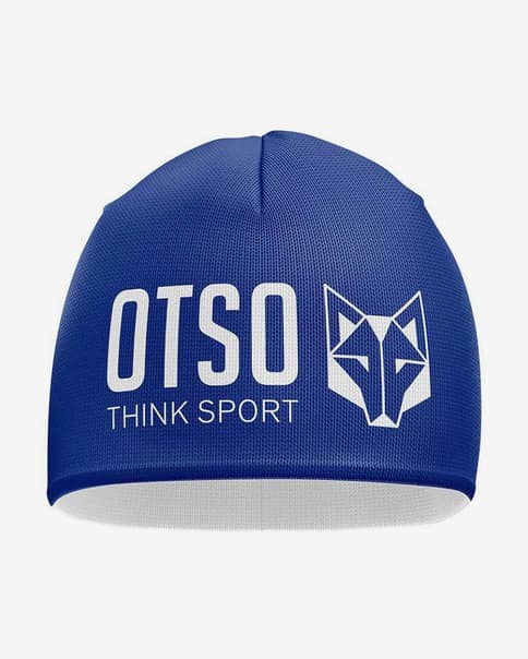 Gorro de natación Otso azul blanco perla