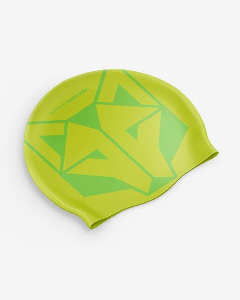 Gorro de natación Otso amarillo verde