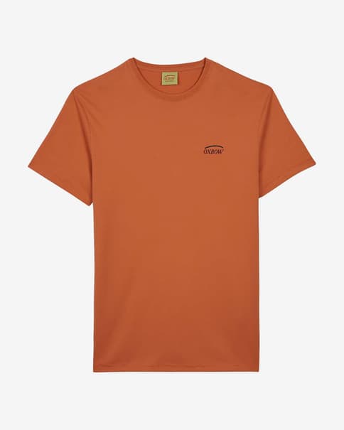 Short sleeve Oxbow Tapeba red t-shirt.