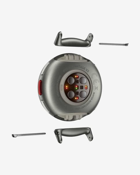 Adaptador de correa Polar SHIFT para Vantage V2 gris