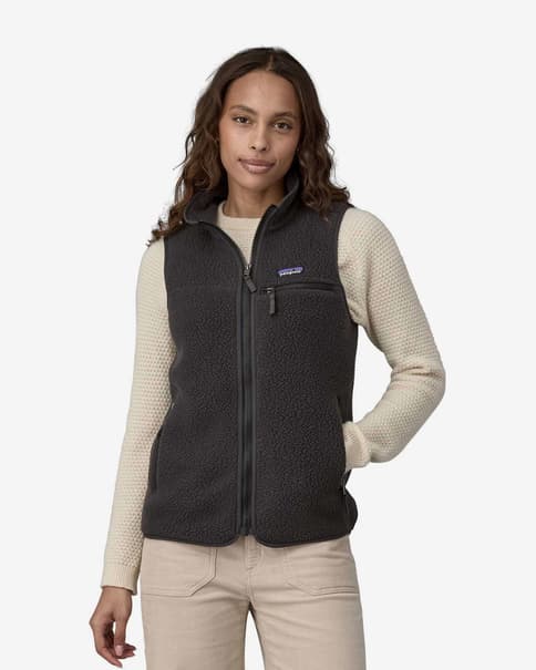 Patagonia Retro Pile Vest pure black Women