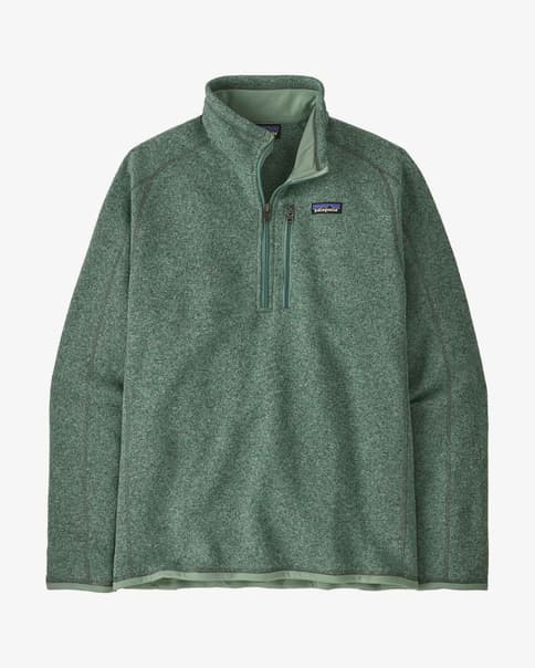 Chaqueta Patagonia Better Sweater 1/4 Zip verde oscuro azulado