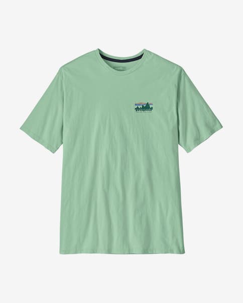 Camiseta Patagonia Skyline Organic manga corta verde claro