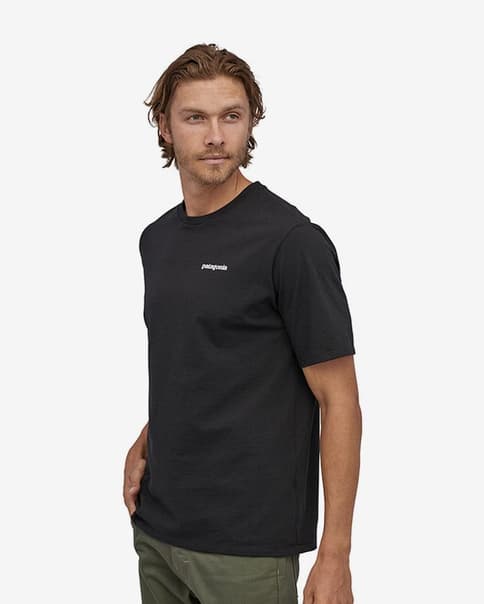 Camiseta Patagonia P-6 Logo Responsibili-Tee manga corta negro multicolor