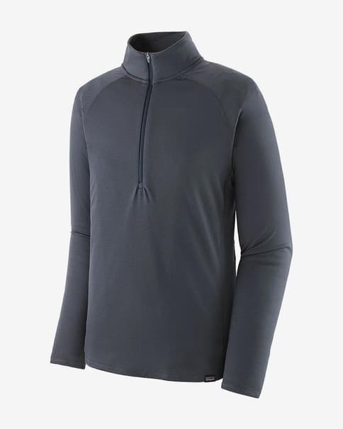 Camiseta interior Patagonia Capilene Half Zip manga larga gris oscuro