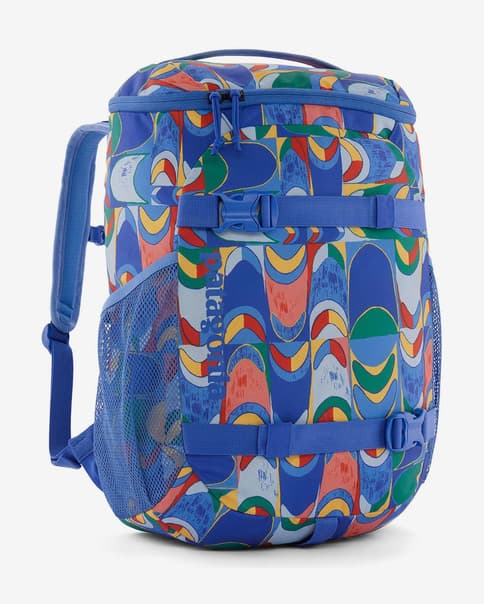 Mochila Patagonia Refugito 18L azul rojo infantil