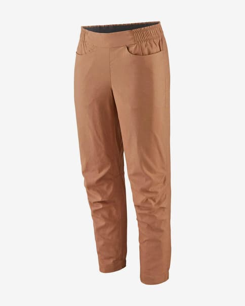 Pantalón largo Patagonia Hampi Rock naranja mujer