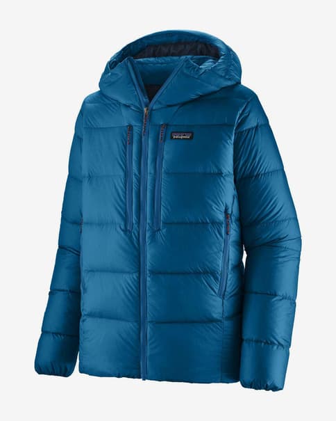 Chaqueta con capucha Patagonia M's Fitz Roy Down azul
