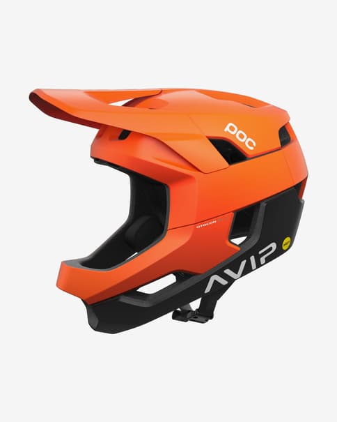 Casco POC Otocon Race MIPS naranja fluor negro