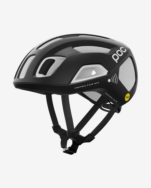 Casco POC Ventral Air MIPS NFC negro blanco