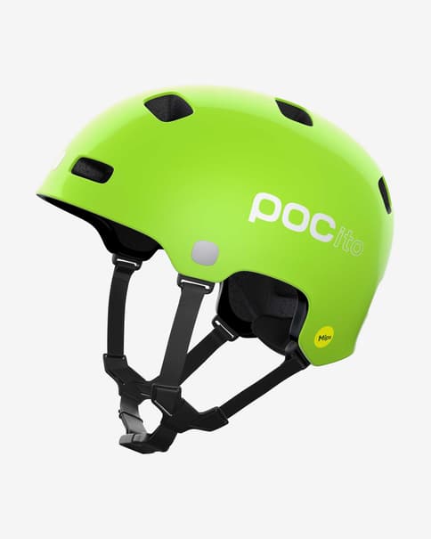Casco POC POCito Crane MIPS verde lima infantil