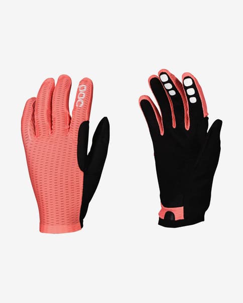 Guantes largos POC Savant rojo coral negro