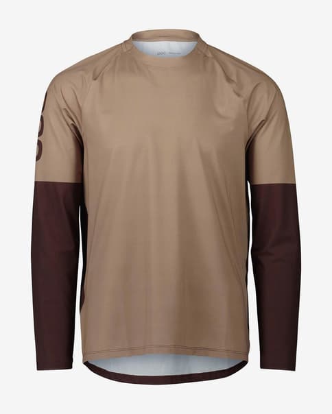 Maillot POC Essential MTB manga larga marrón