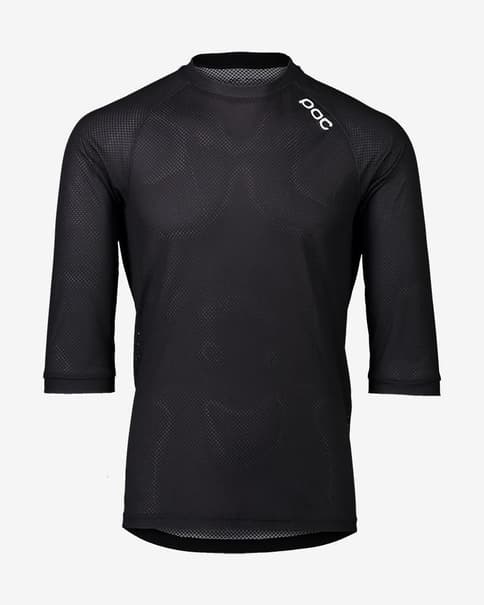 Maillot POC Essential Enduro manga 3/4 negro