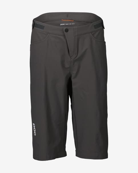 Pantalón corto POC Essential MTB sin badana gris oscuro infantil