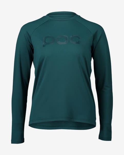 Maillot POC Reform Enduro manga larga azul turquesa mujer