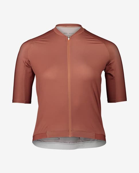 Maillot POC Pristine manga corta marrón anaranjado mujer