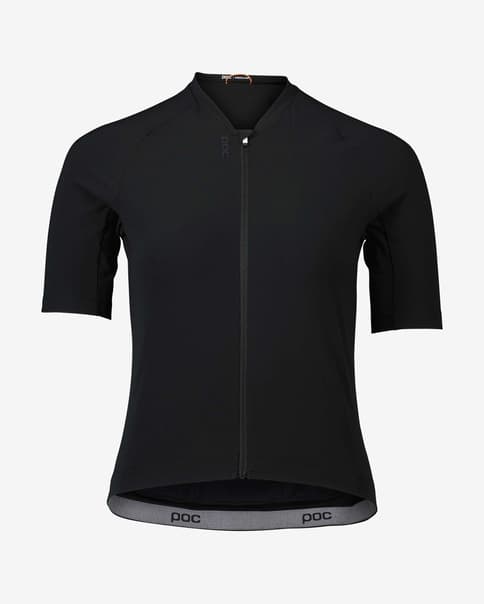 Maillot POC Raceday manga corta negro mujer