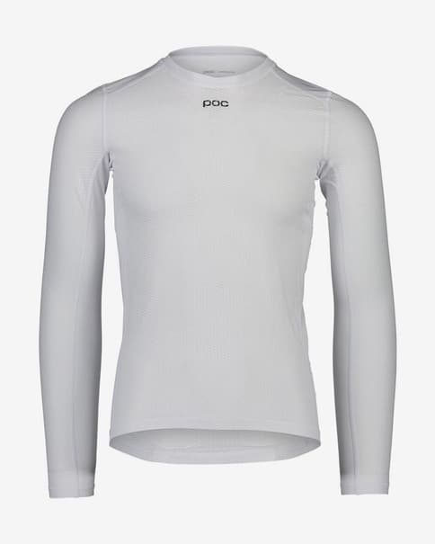 Camiseta interior POC Essential Layer manga larga blanco
