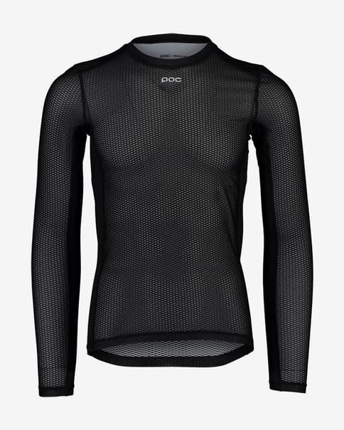 Camiseta interior POC Essential Layer manga larga negro