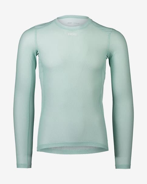 Camiseta interior POC Essential Layer manga larga azul claro mujer