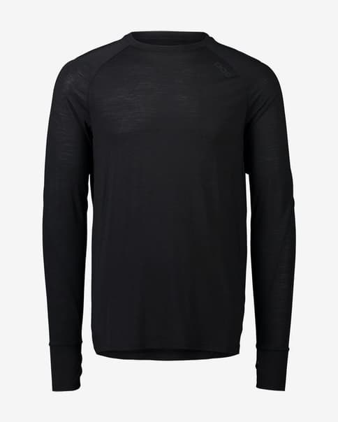 Camiseta POC Light Merino manga larga negro