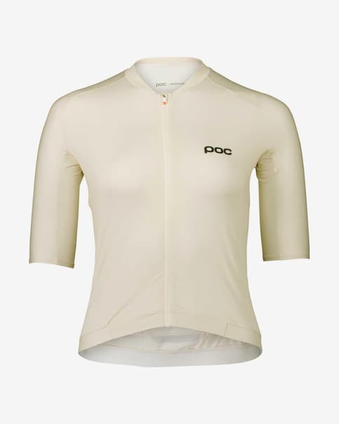 Maillot POC Pristine manga corta blanco crema mujer