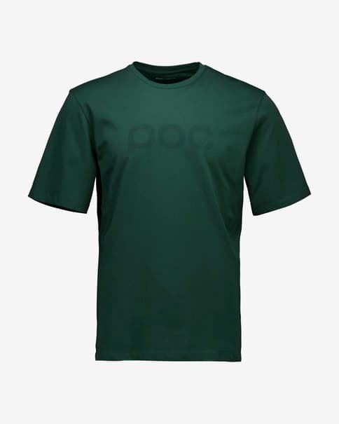 Camiseta POC Brand manga corta verde oscuro