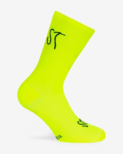 Calcetines Pacific & Co Stay Fast amarillo negro