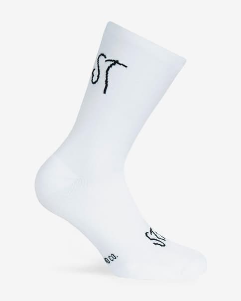 Calcetines Pacific & Co Stay Fast blanco negro
