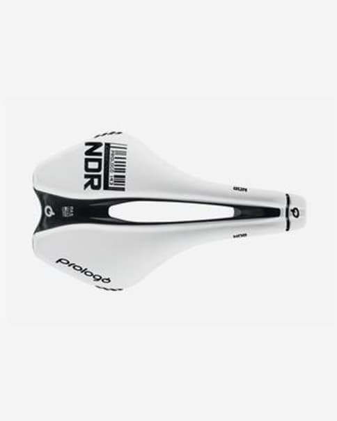 Sillín Prologo Dimension NDR Tirox 143 blanco negro
