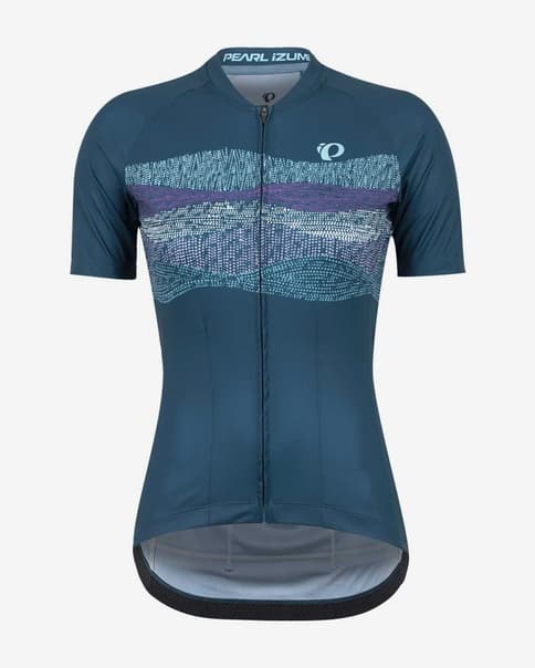 Maillot Pearl Izumi Attack manga corta azul oscuro mujer