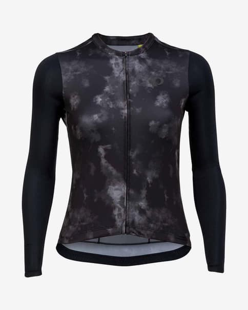 Maillot Pearl Izumi Attack manga larga negro gris mujer