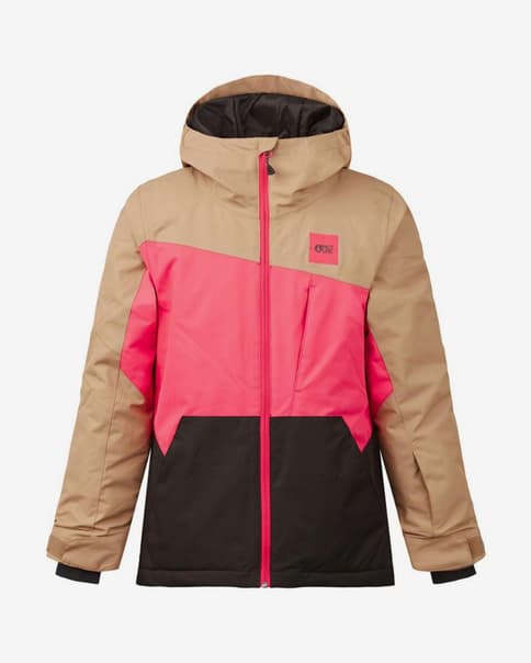 Chaqueta con capucha Picture Seady rosa negro beige claro infantil