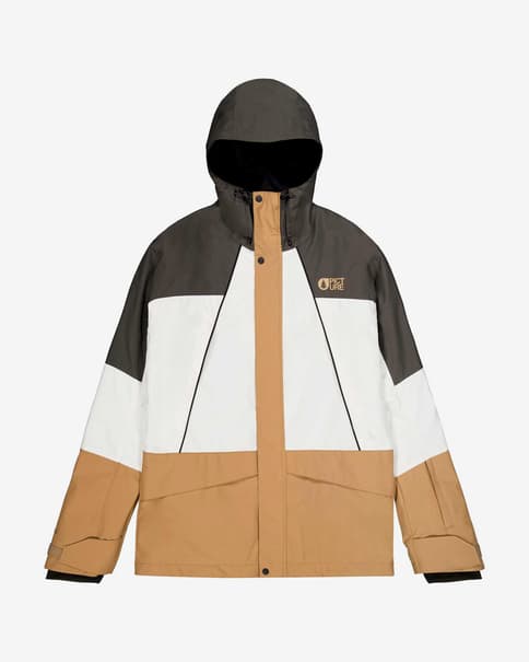 Chaqueta Picture Kenko beige blanco negro