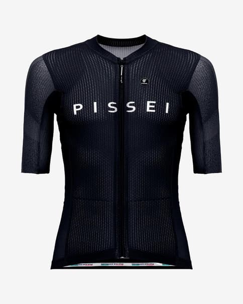 Pissei Sanremo Kurzarmtrikot schwarz