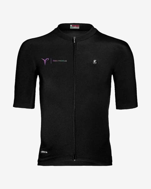 Pissei Prima Pelle Ultra Tadej Pogacar Kurzarmtrikot schwarz