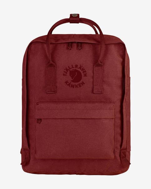 Mochila Fjällräven Re-Kanken 16L rojo oscuro