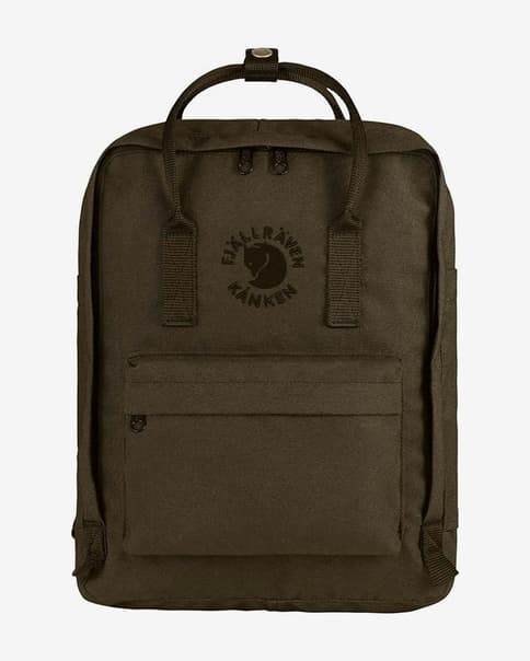 Mochila Fjällräven Re-Kanken 16L verde oscuro