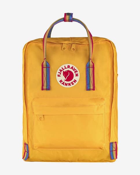 Mochila Fjällräven Kanken Rainbow 16L amarillo canario