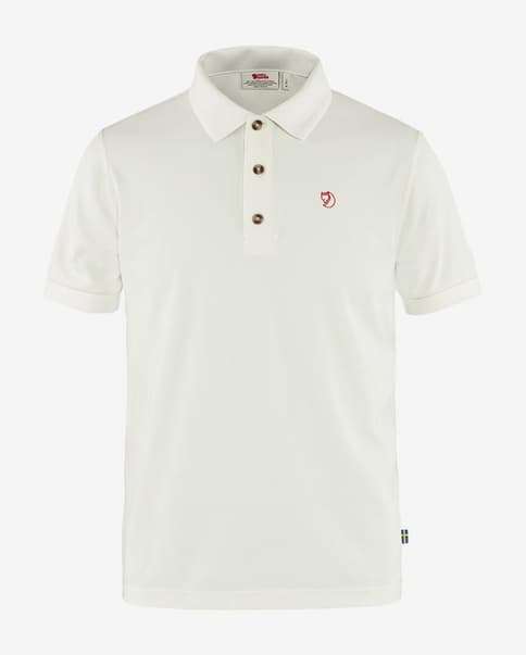 Polo Fjällräven Crowley manga corta blanco