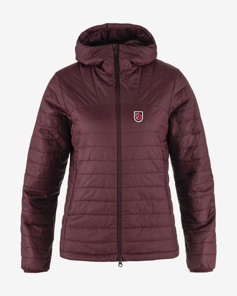Chaqueta con capucha Fjällräven Expedition X-Lätt violeta mujer