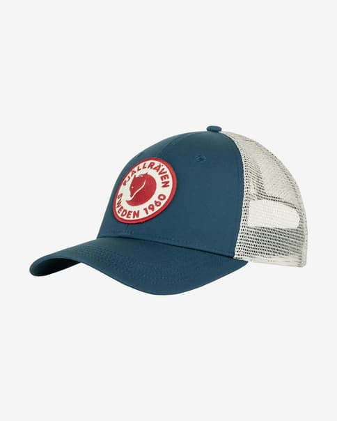 Fjällräven 1960 Logo Langtradarkeps Kappe blau/weiß