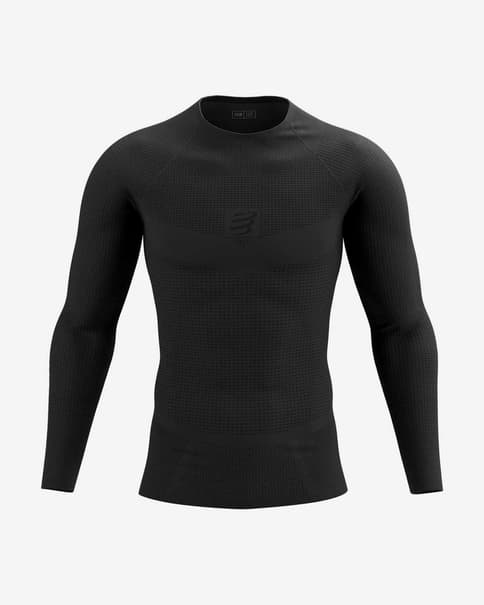 Camiseta Compressport On/Off Base Layer manga larga negro