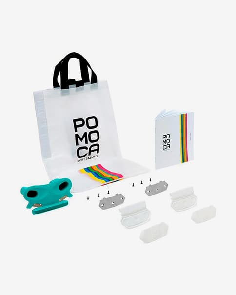 Kit de hebillas Pomoca para pieles de foca Tradition EasySet blanco